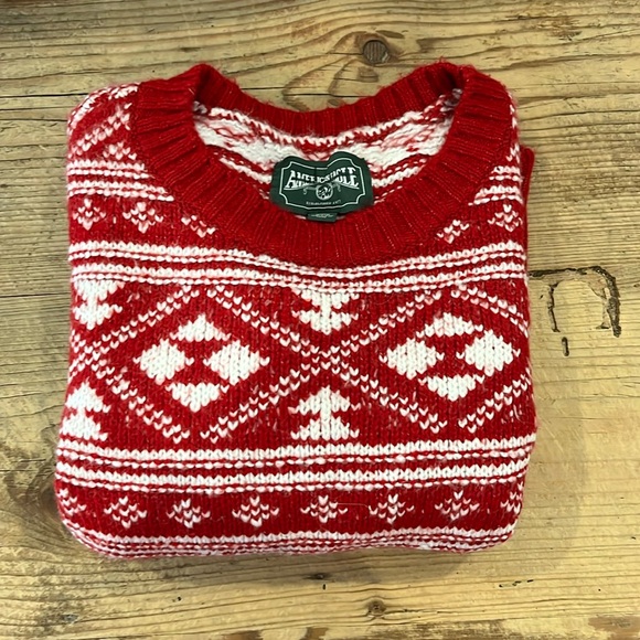 American Eagle Fair Isle Pullover Crop Sweater; Size M; NWOT - Picture 2 of 9